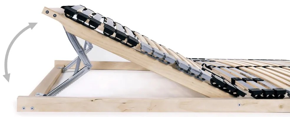 vidaXL Τελάρο Κρεβατιού με 42 Σανίδες & 7 Ζώνες 120 x 200 εκ.
