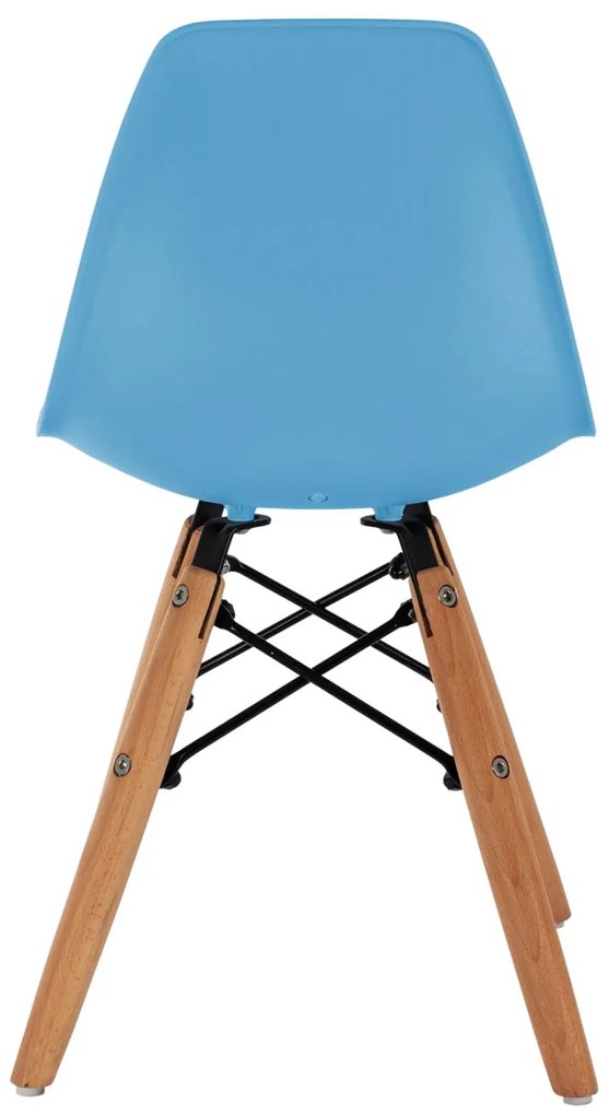 Καρέκλα TWIST KID Παιδική Ξύλινα πόδια Μπλέ 30,5x33x59 εκ. 4αδα 30.5x33x59 εκ.