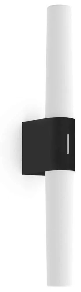 Φωτιστικό Τοίχου Helva Basic Double 2015311003 42,5x10,6cm Led 900Lm 9W 3000K IP44 Black Nordlux Plastic