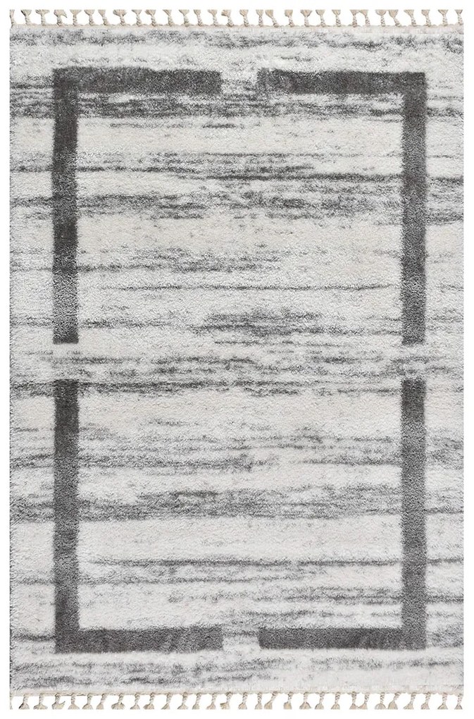 Χαλί (165x230) Polcarpet Silky Shaggy 799 Crean Grey