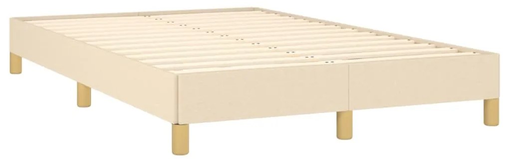 ΚΡΕΒΑΤΙ BOXSPRING ΜΕ ΣΤΡΩΜΑ ΚΡΕΜ 120X190 ΕΚ. ΥΦΑΣΜΑΤΙΝΟ 3269784