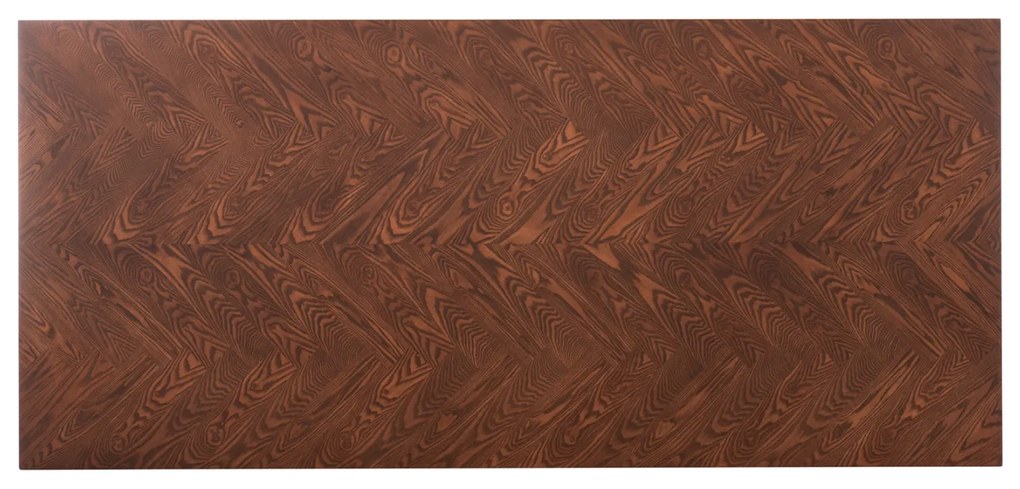 ΤΡΑΠΕΖΙ ΤΡΑΠΕΖΑΡΙΑΣ RIMER HM9742 MDF ΜΕ ΚΑΠΛΑΜΑ ΦΡΑΞΙΝΟΥ-ΚΑΡΥΔΙ ΧΡΩΜΑ 220X100x75Yεκ.