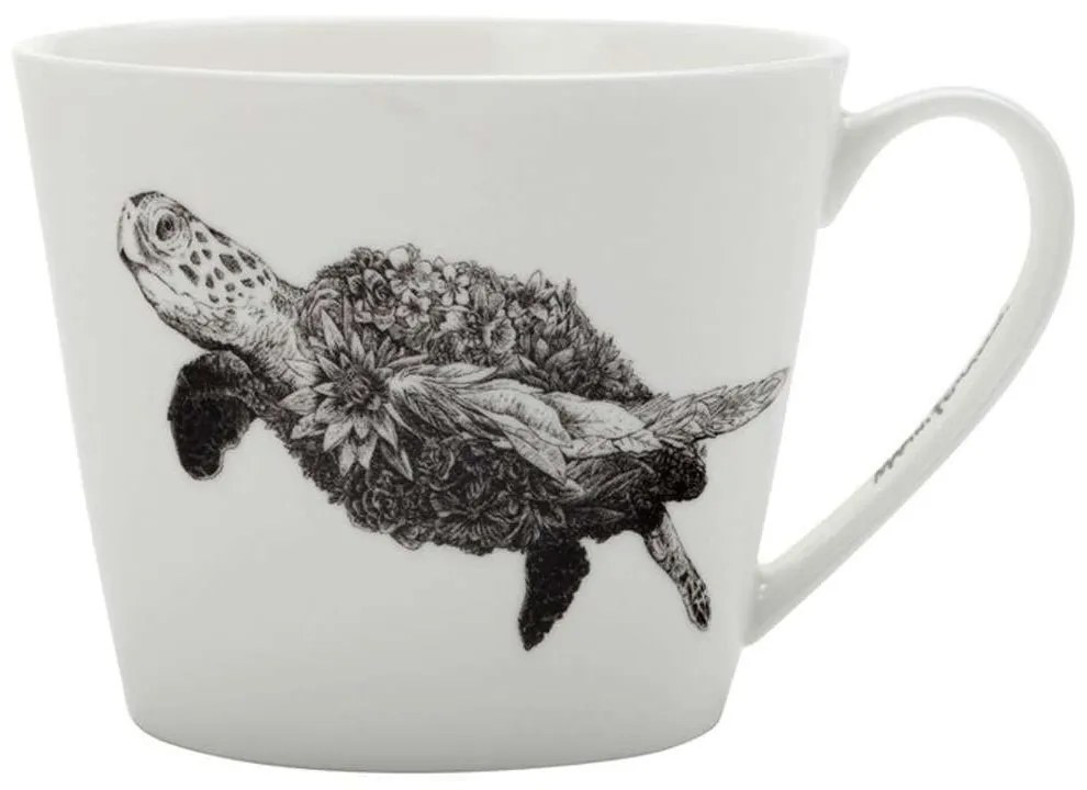 Κούπα Green Sea Turtle Marini Ferlazzo DX0513 450ml Black-White Maxwell &amp; Williams Porcelain