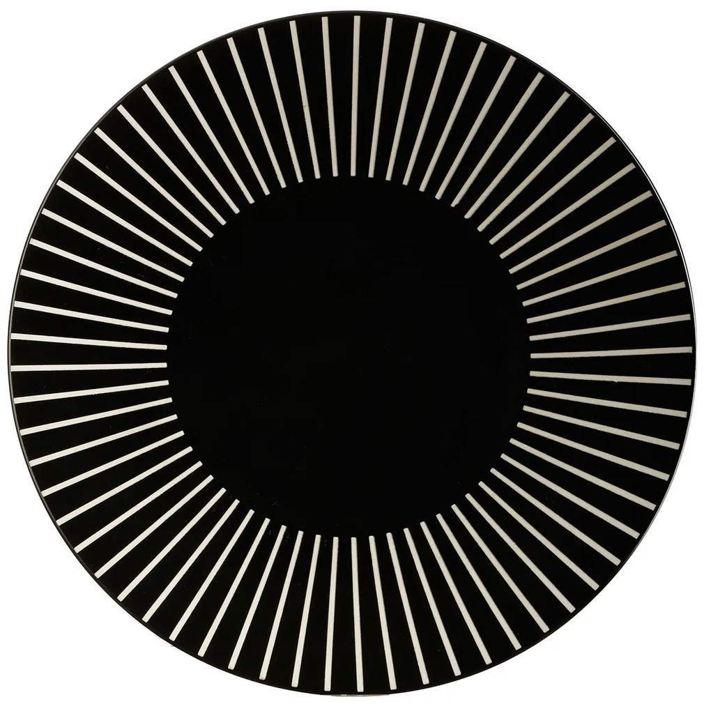 Πιάτο Φαγητού Ρηχό (Φ27) S-D Black Sun 140696