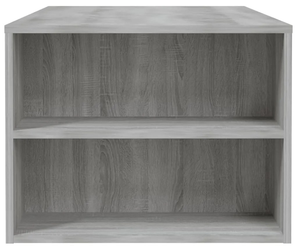 vidaXL Τραπεζάκι Σαλονιού Γκρι Sonoma 102x55x42 εκ. Επεξεργασμένο Ξύλο