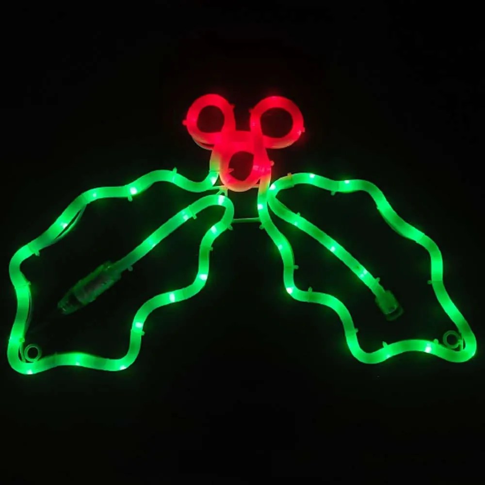 Φωτοσωλήνας Mistletoe 60 Led X08603527 45x32+150cm 10,5W Red-Green Aca