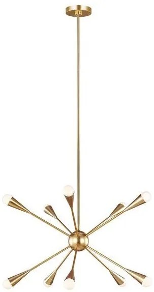 Πολυέλαιος Κρεμαστό Φωτιστικό 10xG9 Jax Elstead Lighting-FE-JAX10-BB-Ορείχαλκος FE-JAX10-BB