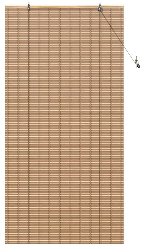 vidaXL Ρόλερ και Σκιάδια Ανοιχτό καφέ 120 x 220 cm Μπαμπού