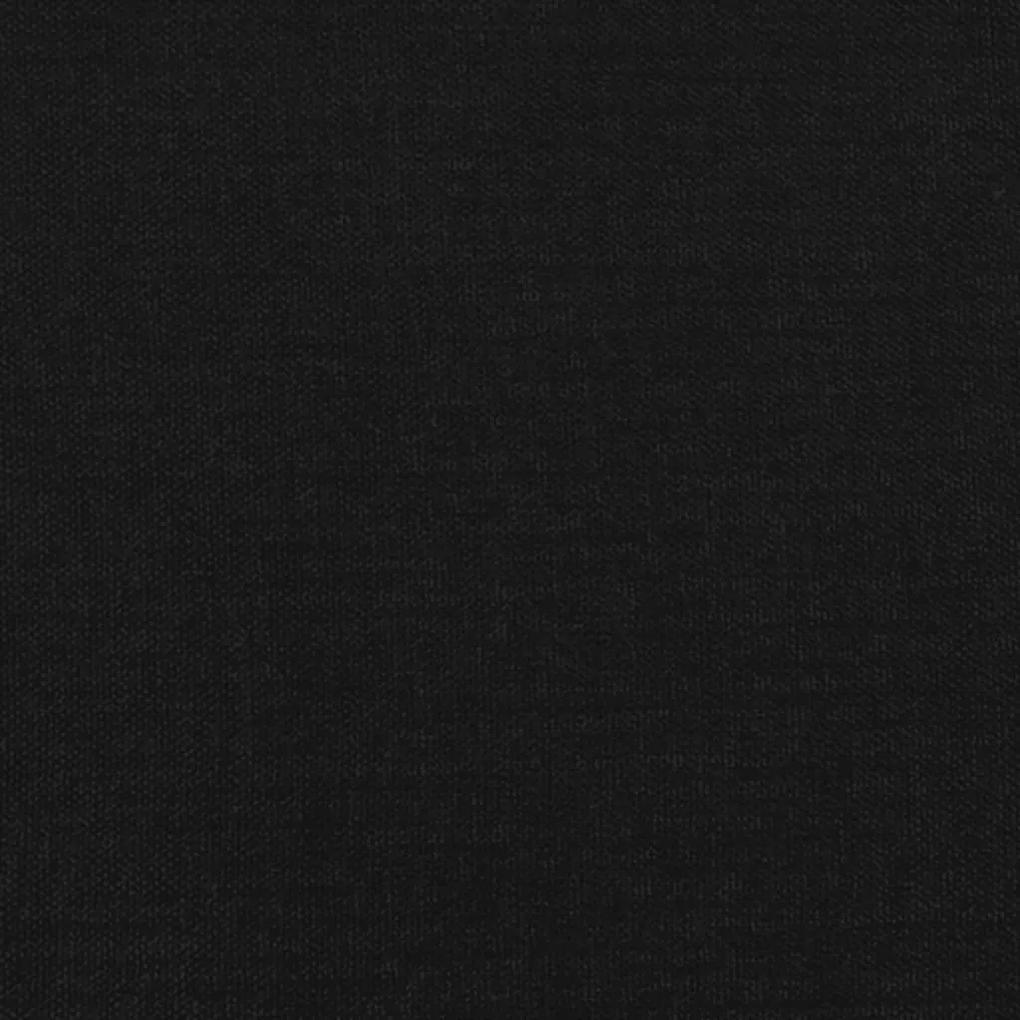 vidaXL Κεφαλάρι με Πτερύγια Μαύρο 83 x 23 x 78/88 εκ. Υφασμάτινο