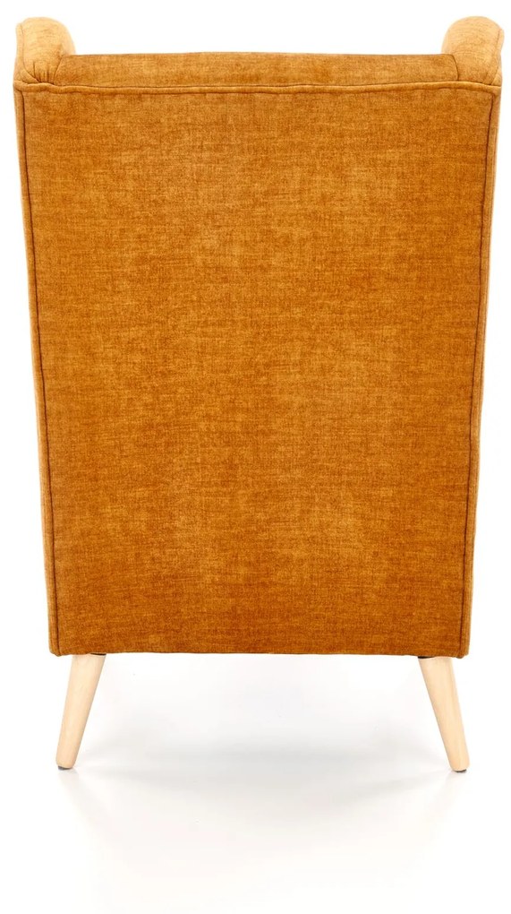 CHESTER leisure chair, color: honey (fabric 9. Amber) DIOMMI V-PL-CHESTER_2-FOT-MIODOWY