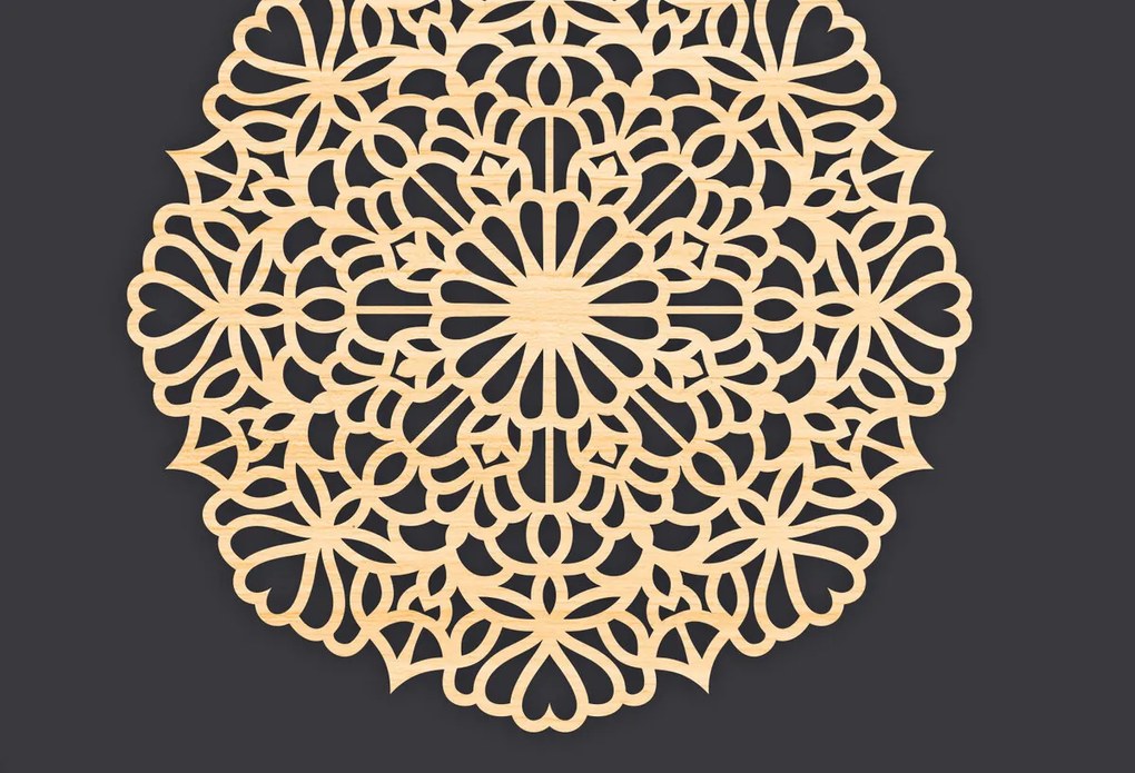 Intra απο ξύλο plywood 3mm-4mm πάχος 3D Mandala για Cricut Δίασταση 30x30 cm INTRAFABR-86059647