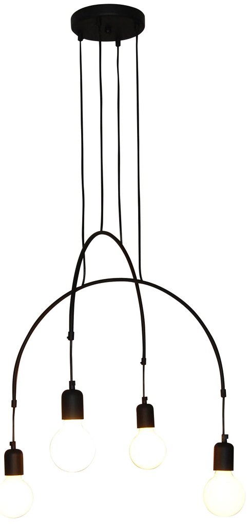 HL-3527-4 EVERDINA BLACK PENDANT