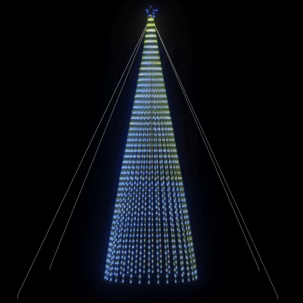 vidaXL Χριστουγεννιάτικο δέντρο LED 1544 LED μπλε 500 εκ.