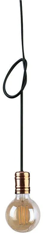 Φωτιστικό Οροφής Cable I 9747 Black-Copper Nowodvorski Plastic