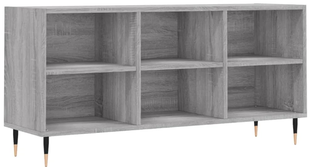 vidaXL Έπιπλο Τηλεόρασης Γκρι Sonoma 103,5x30x50 εκ Επεξεργασμένο Ξύλο