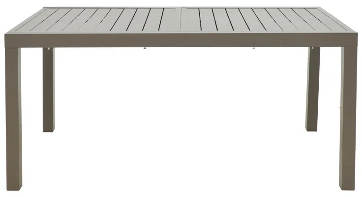 Τραπέζι επεκτεινόμενο Lafla pakoworld αλουμίνιο σε σαμπανιζέ απόχρωση 160-240x90x75εκ