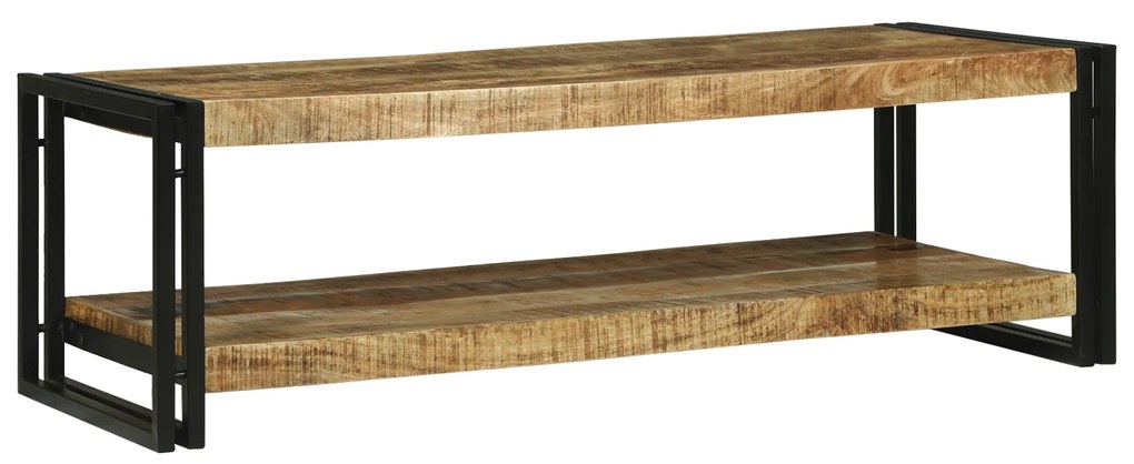vidaXL Τραπεζάκι σαλονιού 120x50x38 εκ. Μασίφ ξύλο μάνγκο