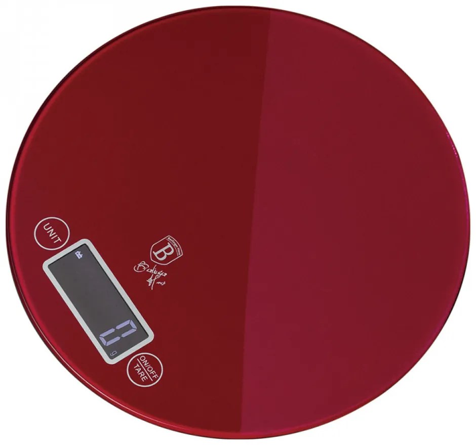 Ζυγαριά Κουζίνας Berlinger Haus Ψηφιακή Έως 5kg Burgundy BH-9426