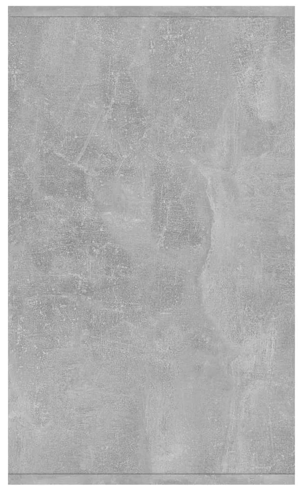 vidaXL Μπουφές Γκρι του Σκυροδέματος 135 x 41 x 75 εκ. από Μοριοσανίδα
