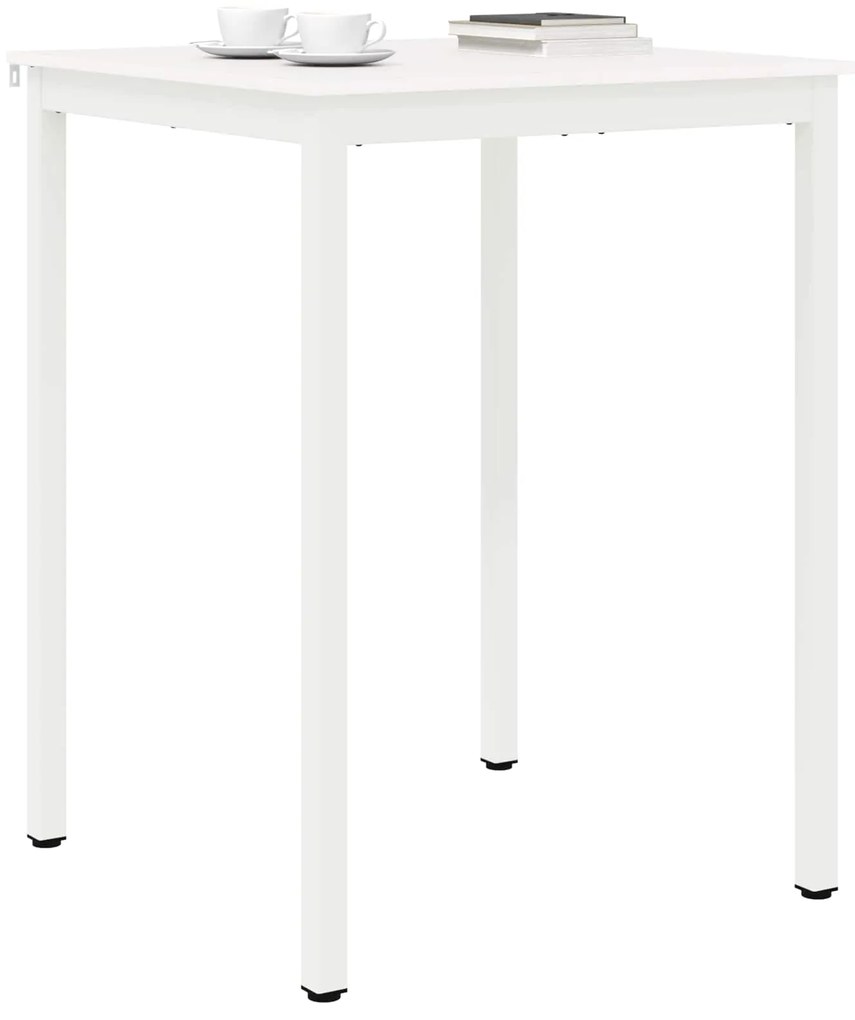 vidaXL Τραπέζι μπαρ Λευκό 110 x 55 x 105 εκ. Στερεά ξυλεία πεύκου