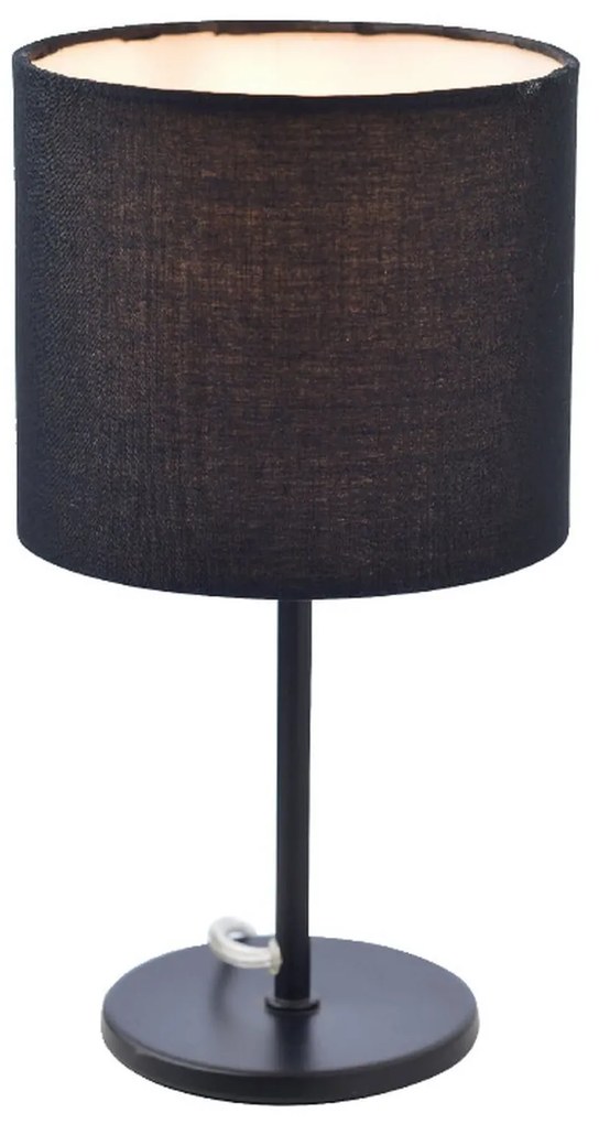 Φωτιστικό Επιτραπέζιο Table &amp; Floor Luminairies MT3000B Black Metal, Fabric