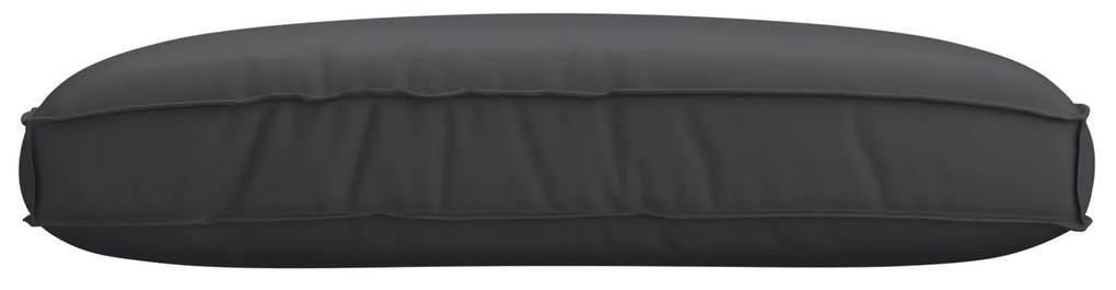 vidaXL μαξιλάρι παλετών  για κάθισμα Μαύρο 120x80x12 εκ. ύφασμα οξφόρδη