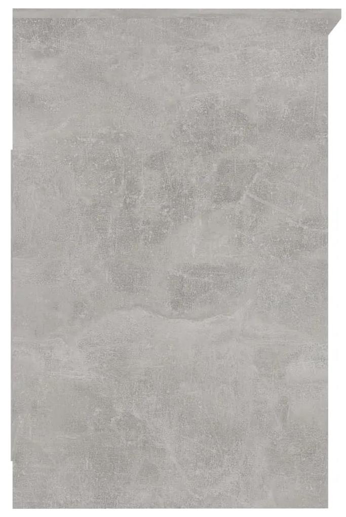 Συρταριέρα Γκρι Σκυροδέματος 40x50x76 εκ. Επεξεργασμένο Ξύλο - Γκρι