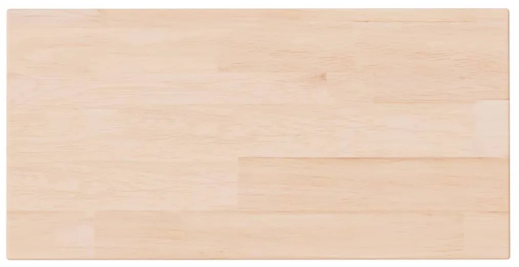 vidaXL Ράφι 40x20x1,5 εκ. από Ακατέργαστο Μασίφ Ξύλο Δρυός