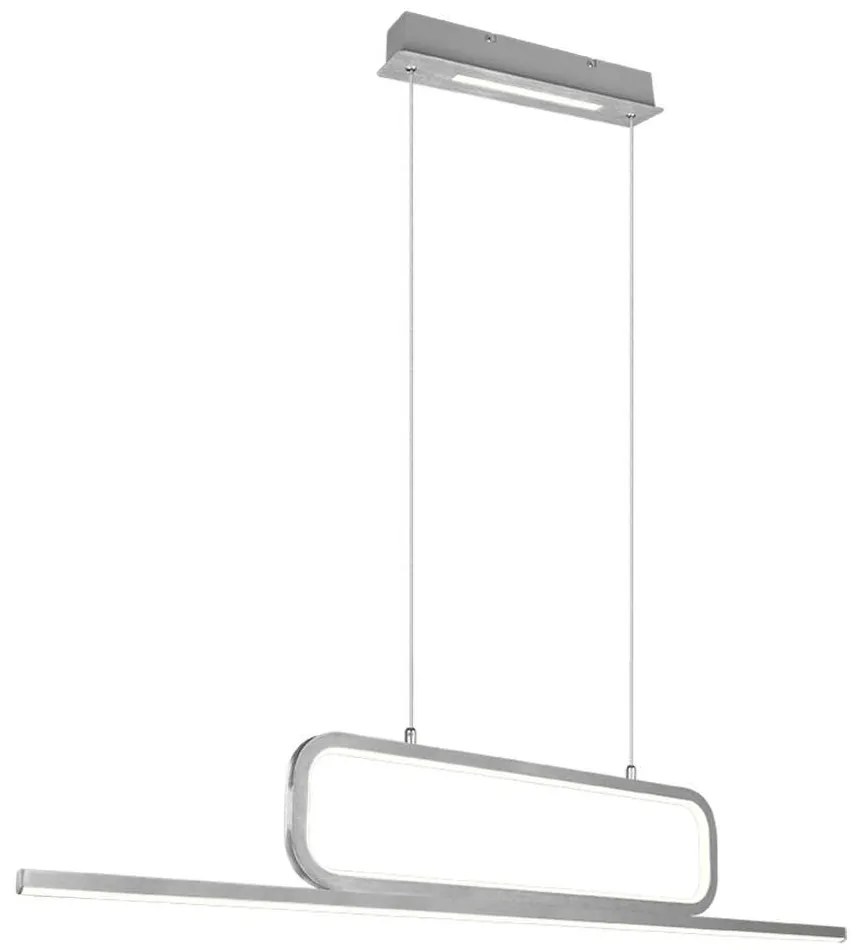 Φωτιστικό Οροφής - Ράγα Aick 327210305 38W Led 110x7,5x150cm Silver Trio Lighting Metal