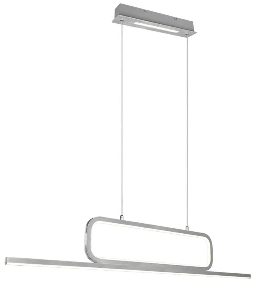 Φωτιστικό Οροφής - Ράγα Aick 327210305 38W Led 110x7,5x150cm Silver Trio Lighting Μέταλλο