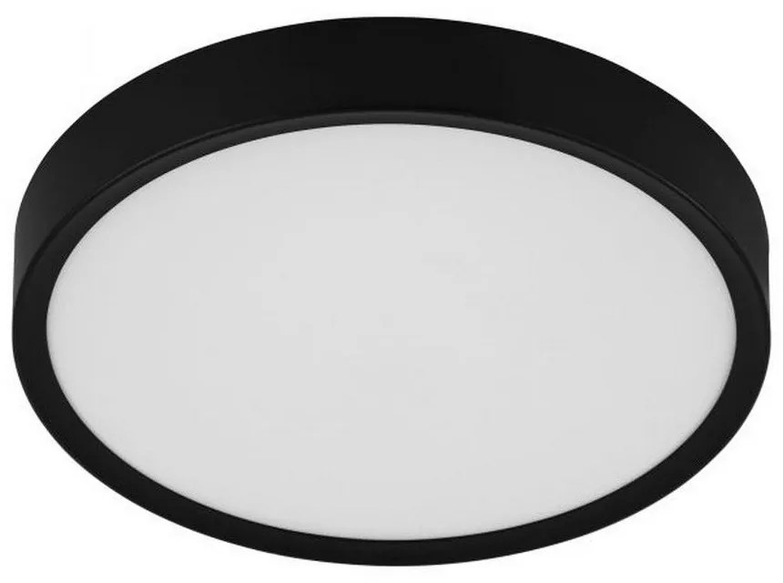 Φωτιστικό Οροφής-Πλαφονιέρα Led Musurita 98603 Ø340 3000K Black-White Eglo Metal, Plastic