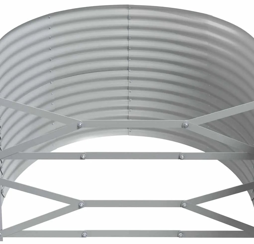 vidaXL Ζαρντινιέρα Ανθρακί 396x100x68εκ Γαλβανισμένος χάλυβας