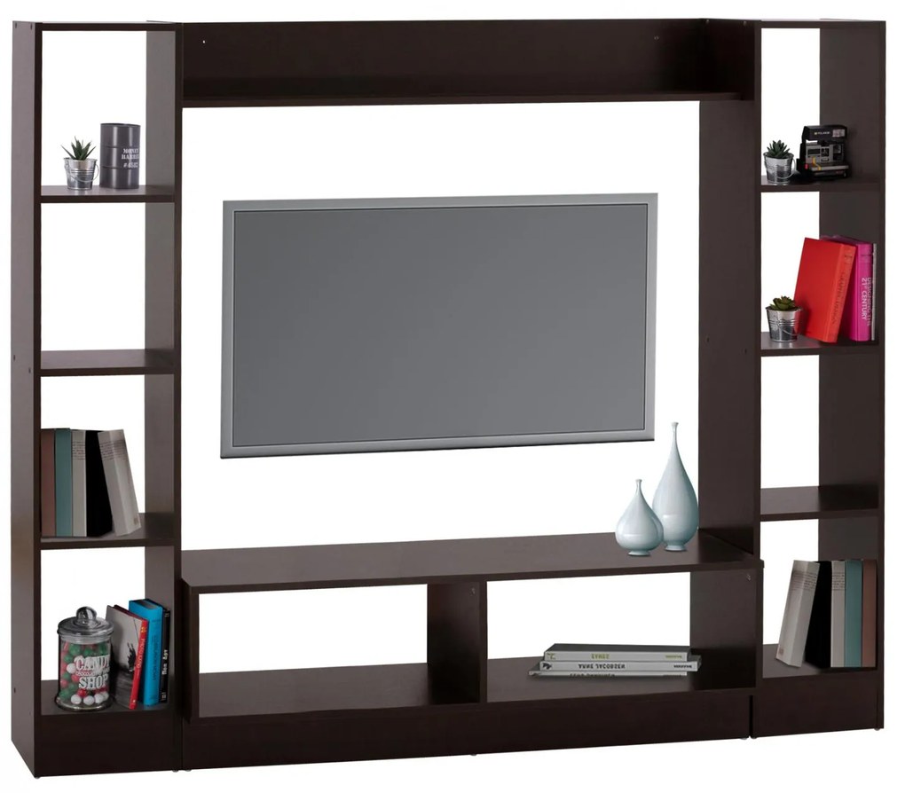 TV UNIT JAZMIN  WENGE 181x29,5x145cm