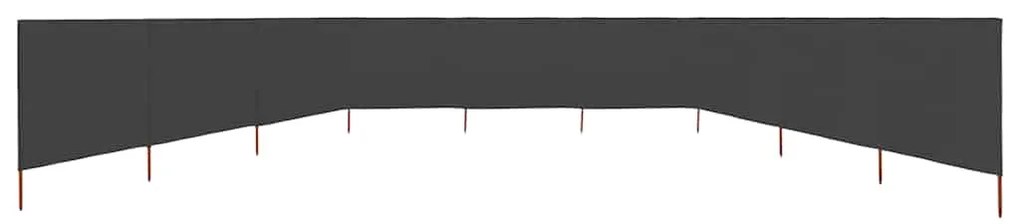 vidaXL Προστατευτικό Αέρα με 9 Πάνελ Ανθρακί 1200 x 160 εκ. Υφασμάτινο