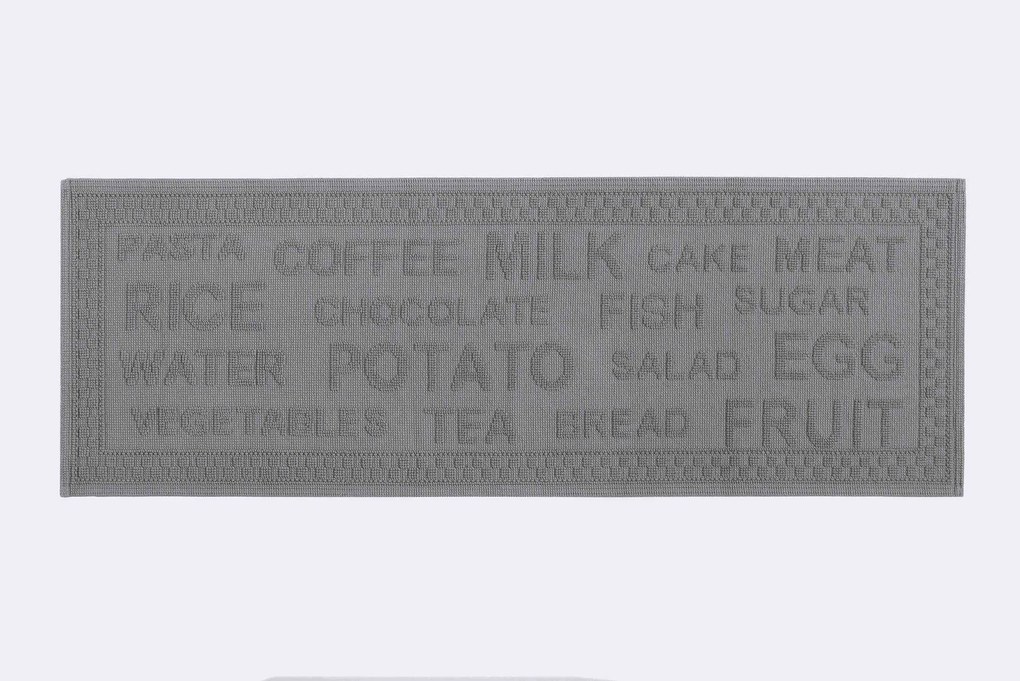 Πατάκι Κουζίνας Grocery Magnetic Grey 55X150