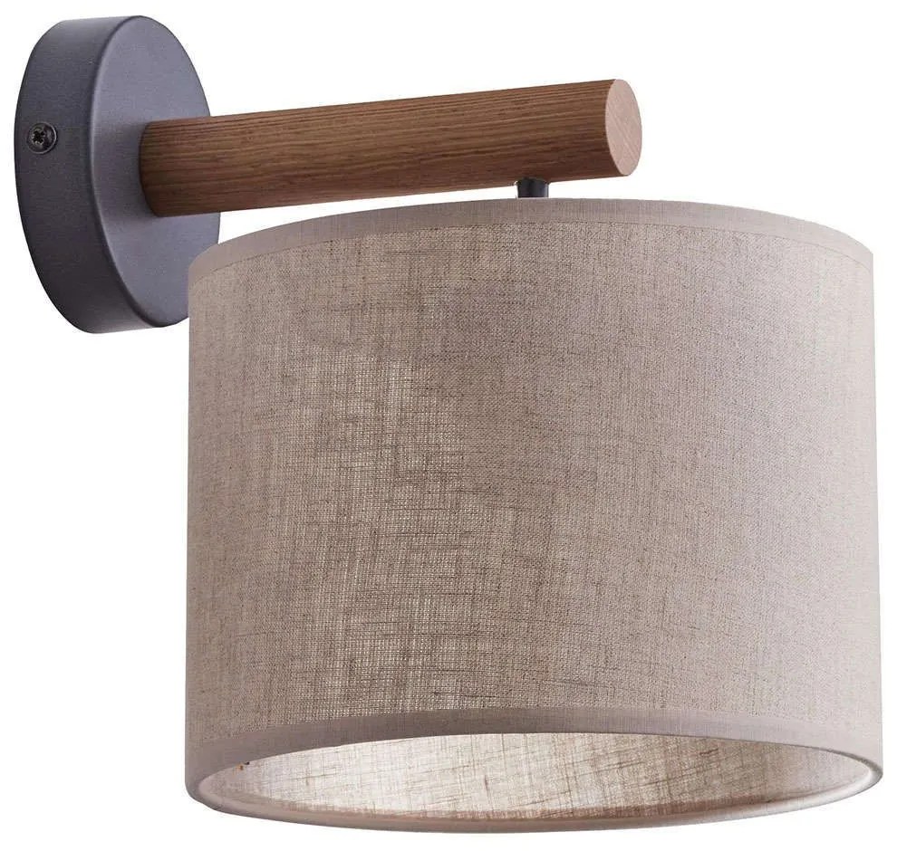 Φωτιστικό Τοίχου - Απλίκα Deva Nature 6106 1xΕ27 15W 25,5x26,5cm Beige TK Lighting