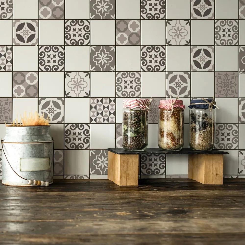Tile Cover Brown πλακάκια διακόσμησης τοίχων κουζίνας και μπάνιου - 31219