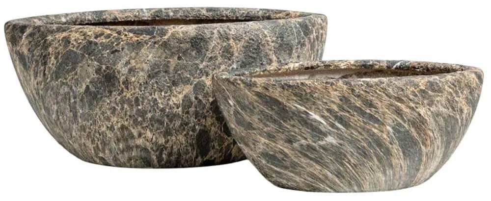 Κασπώ Gasher (Σετ 2Τμχ) 032413 46x22x20/35,5x16x14,5cm Anthracite-Beige Κεραμικό