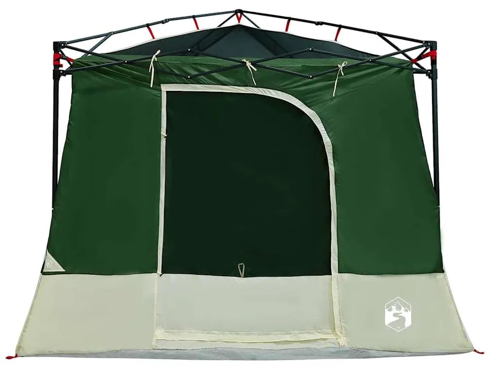 vidaXL Εσωτερική σκηνή με στέγη Πράσινο 290 x 288 x 234 εκ. ταφτάς