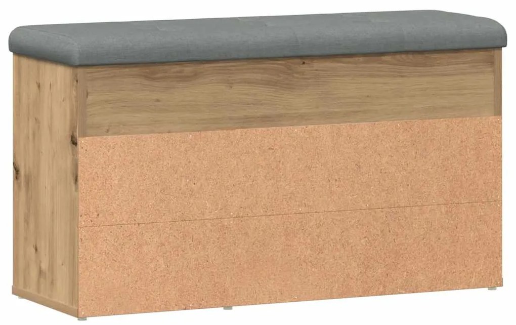 vidaXL Πάγκος παπουτσιών  Artisan Oak 82x32x45,5 cm Κατασκευασμένο ξύλο