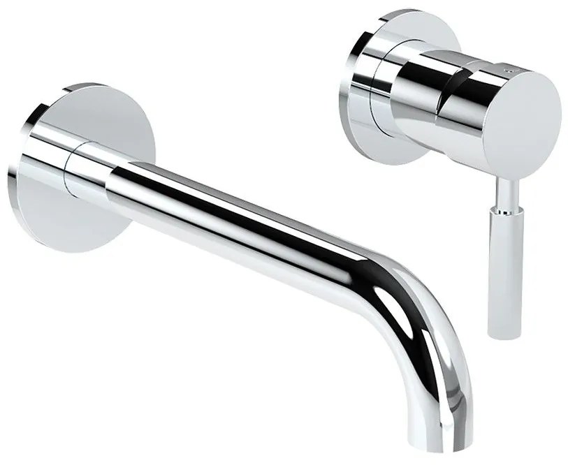 La Torre Tech Chrome Μπαταρία Νιπτήρος Εντοιχισμού 2 Οπών 12208-100