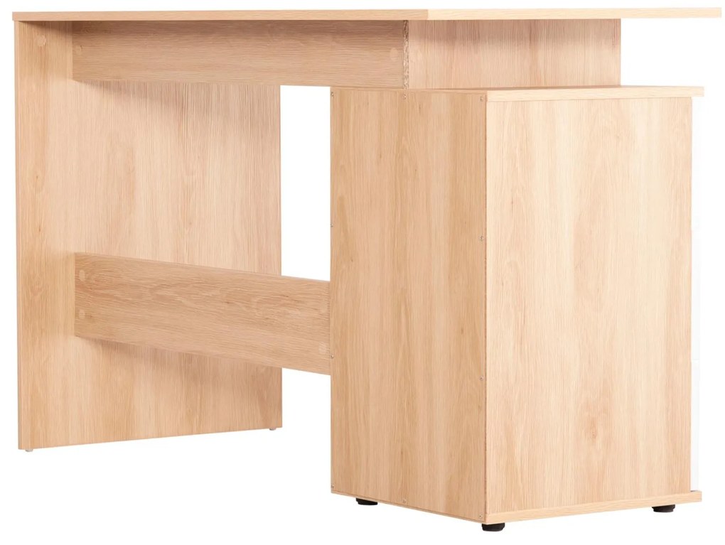 Γραφείο με Συρτάρια COLT Μελαμίνη Sonama - Λευκό 120x53x75Υ εκ. 120x53x75 εκ.