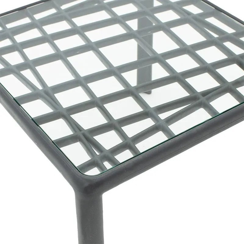 Σετ κήπου Intricate σετ 4τμχ PP ανθρακί-ύφασμα ανθρακί antique 129x6468.5x82 εκ.