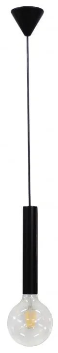 Φωτιστικό Οροφής S-42Κ Black 1/Φ 34-0184 Heronia Metal, Plastic