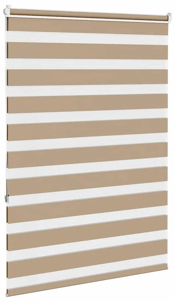 Ζέβρα τυφλή 95x150 cm Πλάτος υφάσματος 90,9 εκ. Πολυεστέρας - Καφέ