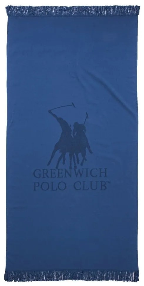 Πετσέτα Θαλάσσης 3779 Dark Blue Greenwich Polo Club Θαλάσσης 80x170cm 100% Βαμβάκι