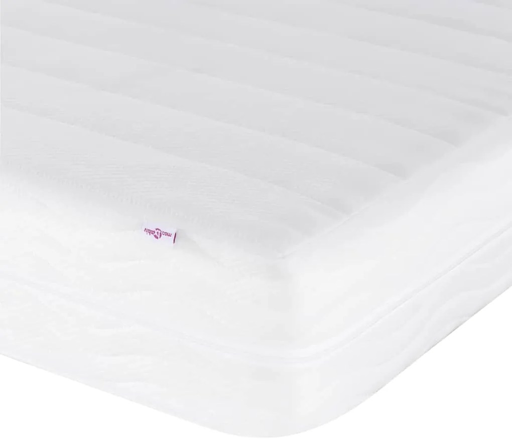 vidaXL Στρώμα Αφρού Σκληρότητα H2 H3 Λευκό 90x210 εκ.