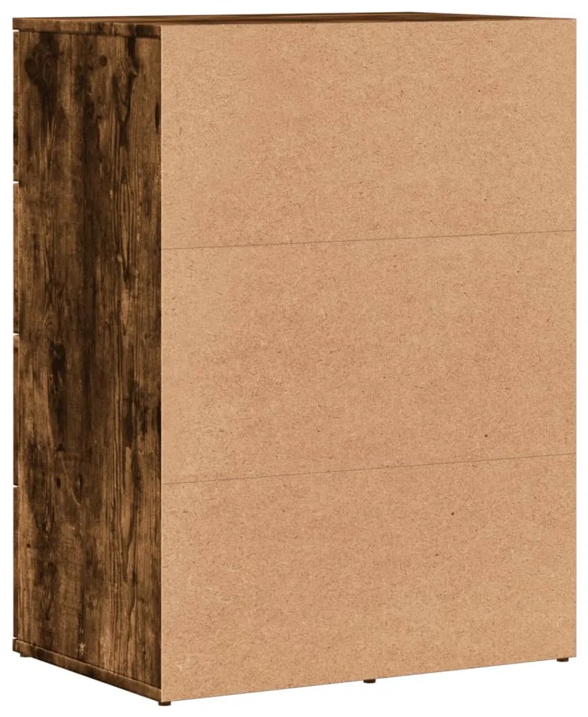 vidaXL Βοηθητικό Ντουλάπι Καπνιστή Δρυς 59x39x80εκ. Επεξεργασμένο Ξύλο