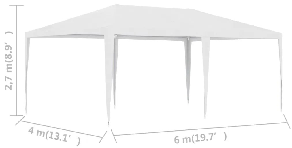 Τέντα Εκδηλώσεων Λευκή 4 x 6 μ. - Λευκό