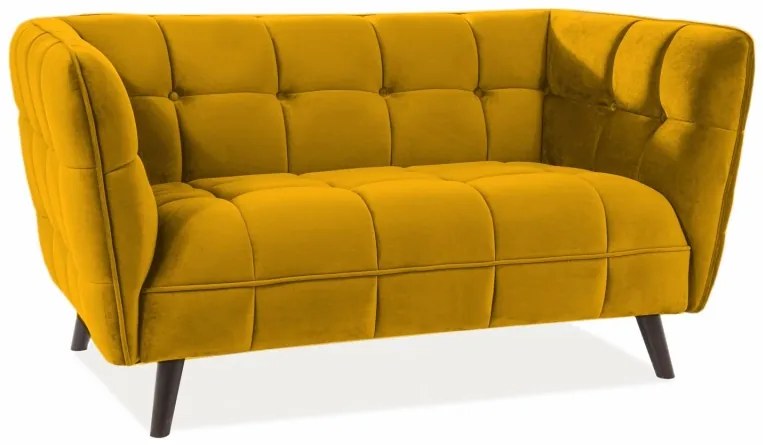 ΚΑΝΑΠΕ CASTELLO 2 VELVET CURRY BLUVEL 68 / WENGE DIOMMI CASTELLO2V68 DIOMMI-80-1660